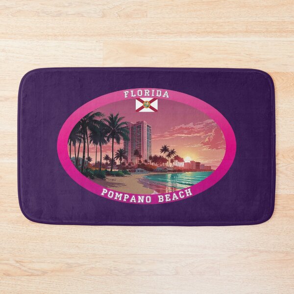 Item preview, Pompano Beach Florida Travel designed and sold by Thistle-TShop.
