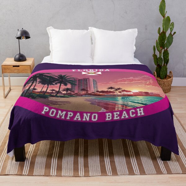 Item preview, Pompano Beach Florida Travel designed and sold by Thistle-TShop.