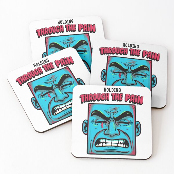 Item preview, Holding Through The Pain Funny Trader Face Shirt designed and sold by KapiPrint.
