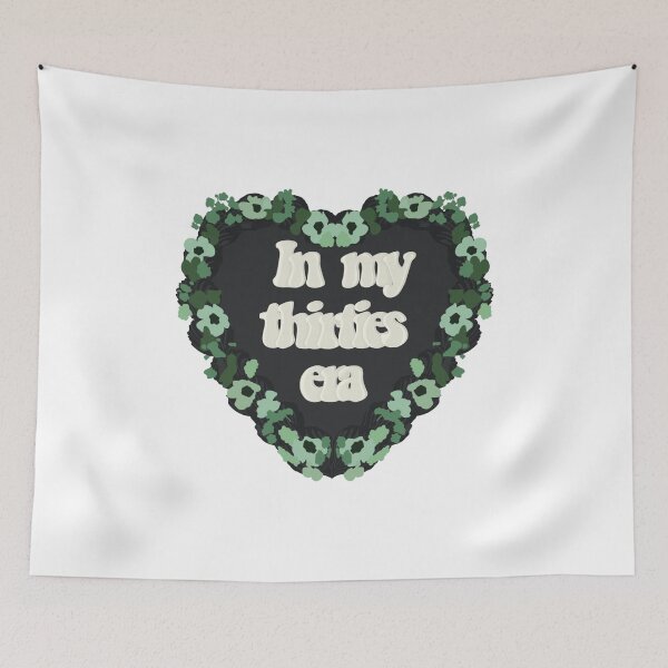 Item preview, In my Thirties Era Love Heart Birthday Cake designed and sold by FreeOrca.