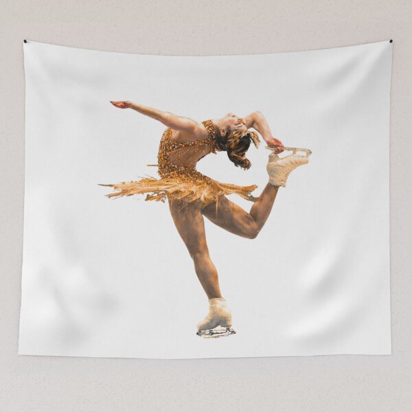Item preview, Golden Figure Skater – Biellmann Spin Sticker designed and sold by origin-arthouse.
