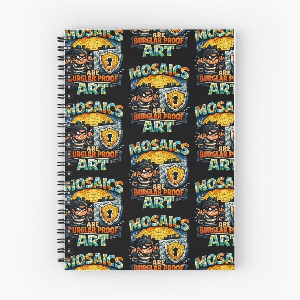 Item preview, Mosaics Are Burglar Proof Art Funny Mosaic Artist Humor Design designed and sold by TeeTimeTreasure.