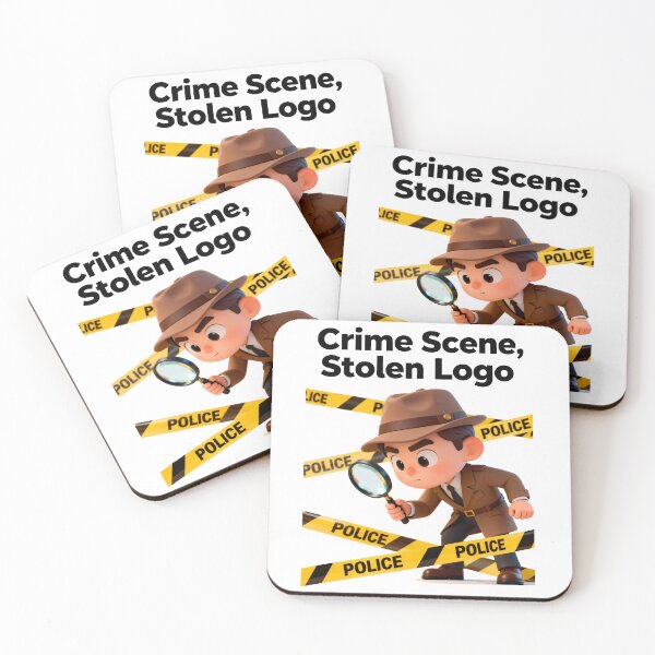 Item preview, Crime Scene, stolen Logo designed and sold by Radioactive Monkey Club.