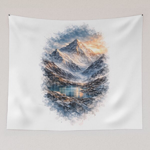 Item preview, Mount Everest art Himalaya mountain designed and sold by giachem99.