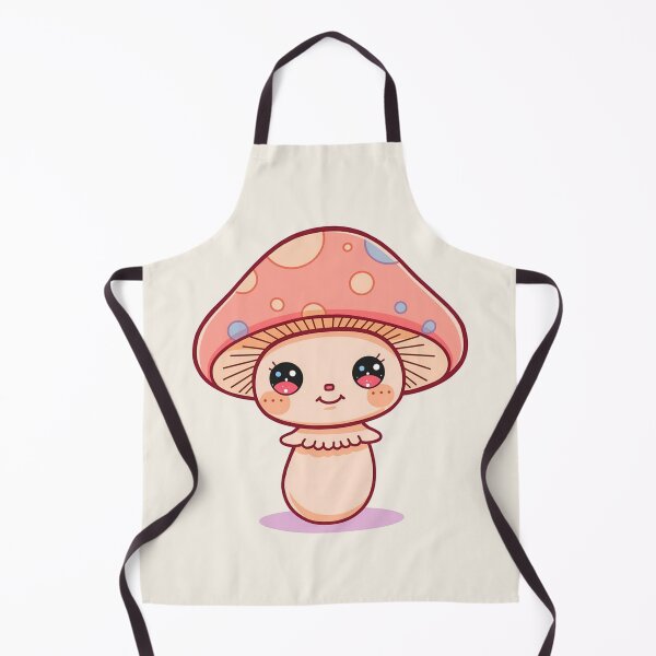 Item preview, Cute Kawaii Pink Mushroom Sticker | Adorable Cartoon Mushroom Character designed and sold by simpleyetcanva.
