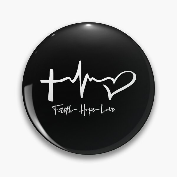 Item preview, Faith Hope Love Heartbeat Christian Faith Design designed and sold by Modaozushi216.