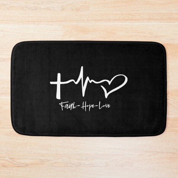 Item preview, Faith Hope Love Heartbeat Christian Faith Design designed and sold by Modaozushi216.