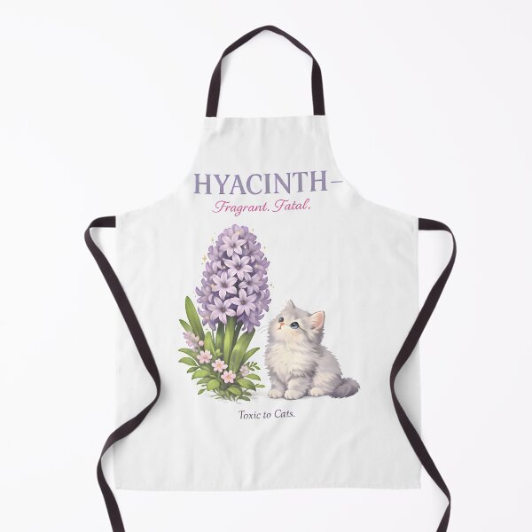 Item preview, Hyacinth – Fragrant but Fatal | Toxic Plants for Cats Veterinary Awareness Design designed and sold by Bettybee00.