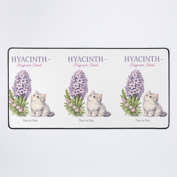 Item preview, Hyacinth – Fragrant but Fatal | Toxic Plants for Cats Veterinary Awareness Design designed and sold by Bettybee00.