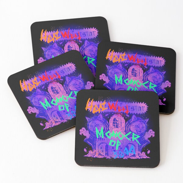 Item preview, Urban Cat Ruins Neon Graffiti designed and sold by FlutterDtealArt.