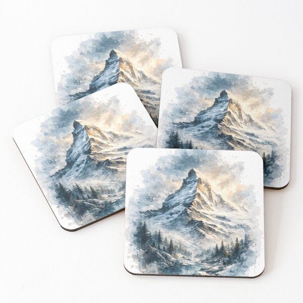 Item preview, Abstract Matterhorn Art Alps Mountain designed and sold by giachem99.