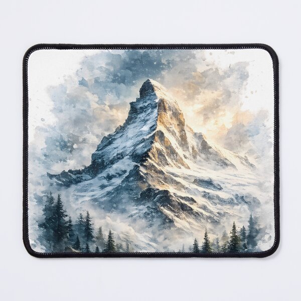 Item preview, Abstract Matterhorn Art Alps Mountain designed and sold by giachem99.