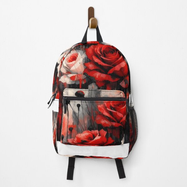 Item preview, Abstract rose art in red and black designed and sold by giachem99.
