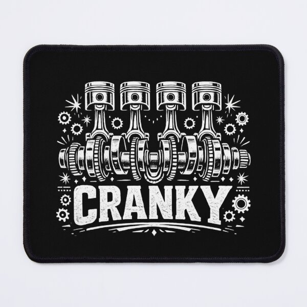 Item preview, Cranky Engine Mechanic Design – Vintage Piston Crankshaft designed and sold by SidTastic .