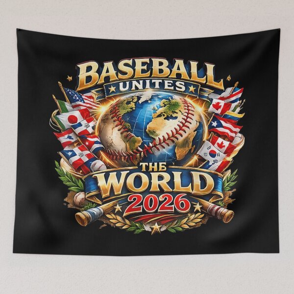 Item preview, Baseball Unites The World 2026 Global Baseball Fans Sports Shirt designed and sold by Serene woods.