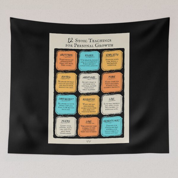 Item preview, Stoicism Daily Teachings Philosophy Art designed and sold by qnvpewhwim55.