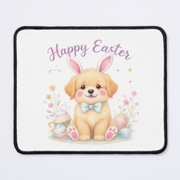 Item preview, Easter Golden Retriever Puppy designed and sold by Kedspicedesign.