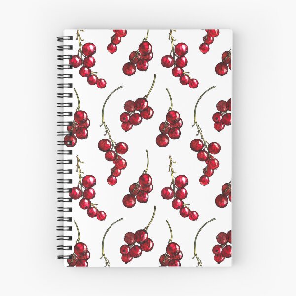 Item preview, Red Currant Berries Pattern - Watercolor Botanical Art designed and sold by AquarellChill.