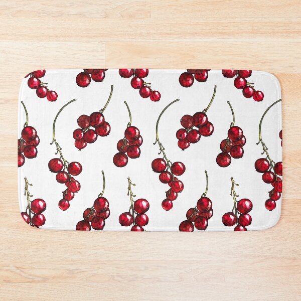 Item preview, Red Currant Berries Pattern - Watercolor Botanical Art designed and sold by AquarellChill.