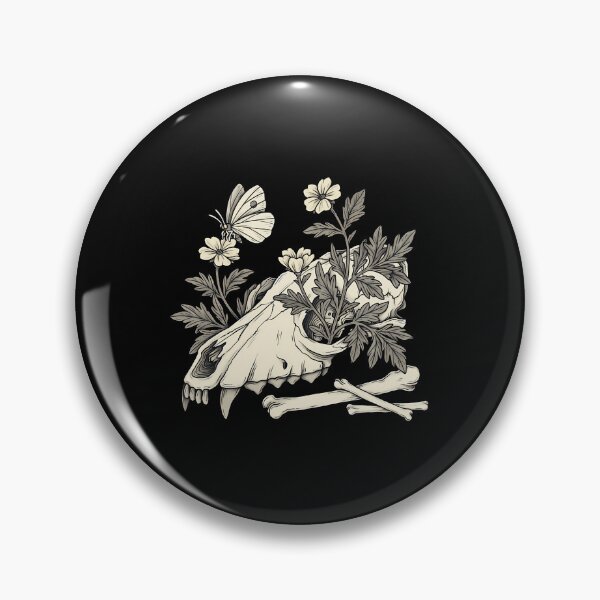 Item preview, Gothic Wolf Skull Vulture Culture Flora designed and sold by qnvpewhwim55.