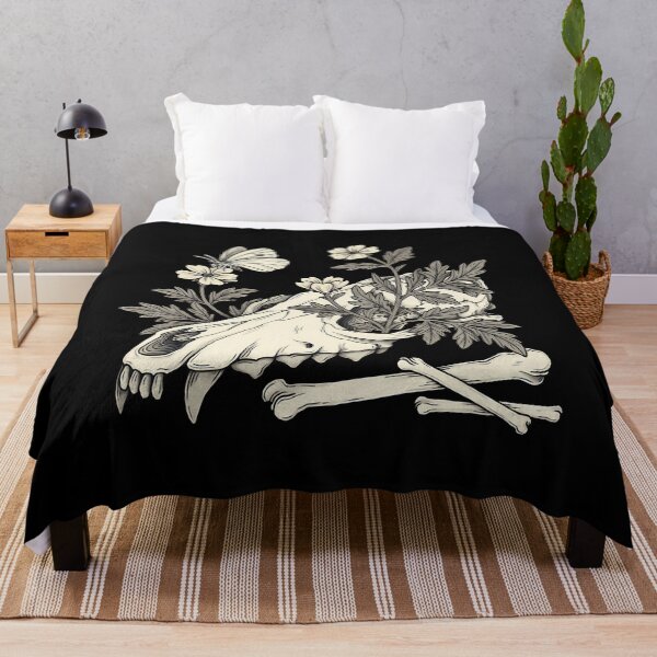 Item preview, Gothic Wolf Skull Vulture Culture Flora designed and sold by qnvpewhwim55.