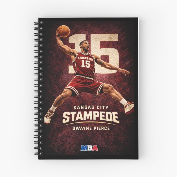 Item preview, Kansas City Stampede - Dwayne Pierce – MBA Basketball Poster – Shooting Guard designed and sold by Beaurozier.