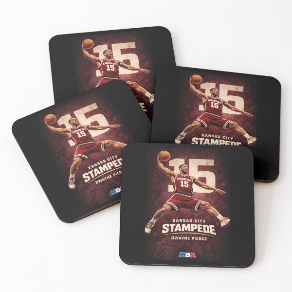 Item preview, Kansas City Stampede - Dwayne Pierce – MBA Basketball Poster – Shooting Guard designed and sold by Beaurozier.