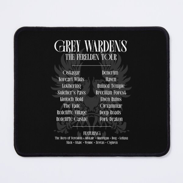 Item preview, Dragon Age: Grey Wardens Tour designed and sold by firlachieldraws.