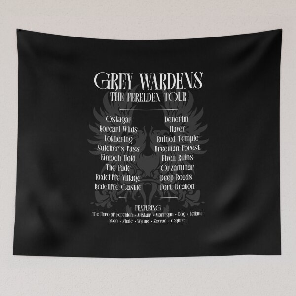 Item preview, Dragon Age: Grey Wardens Tour designed and sold by firlachieldraws.