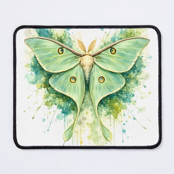 Item preview, Luna Moth Watercolor Splash Art designed and sold by giachem99.