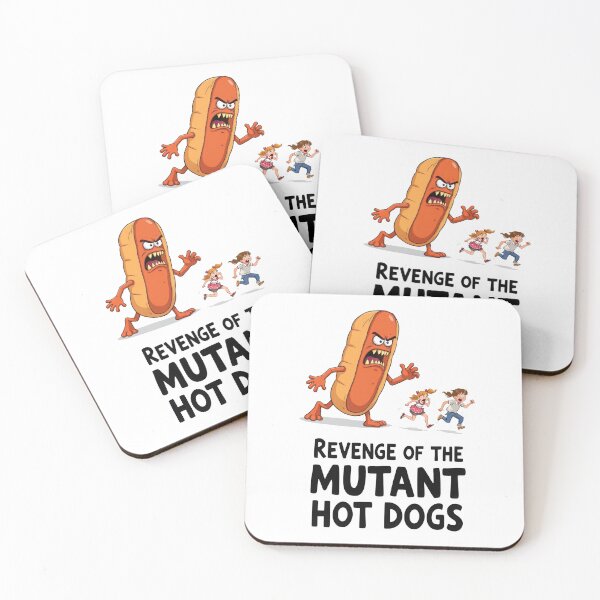 Item preview, Revenge Of The Mutant Hot Dogs designed and sold by Radioactive Monkey Club.