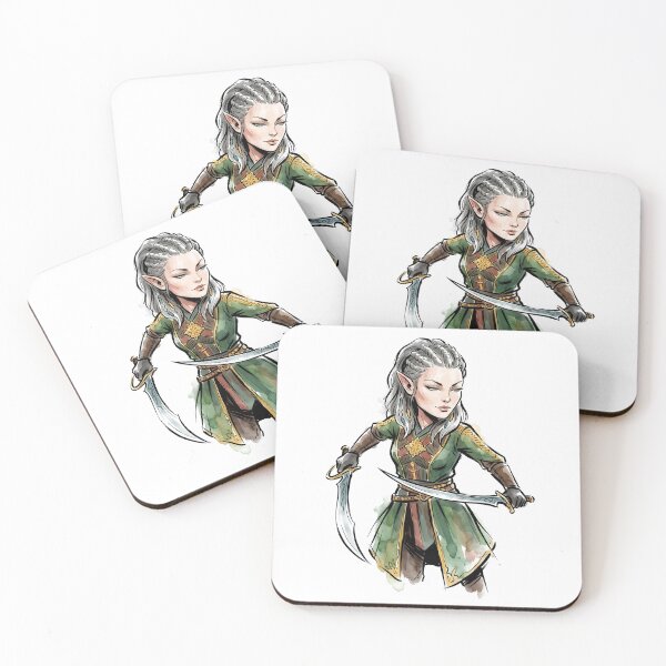 Item preview, Chibi Watercolor Jaheira designed and sold by Nervas.