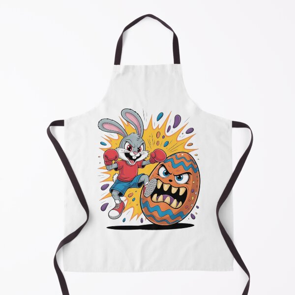 Artikelvorschau, Böser Osterhase schlägt Ei aus – Osterhasen-Design mit schwarzem Humor entworfen und verkauft von Art-Arcade6.