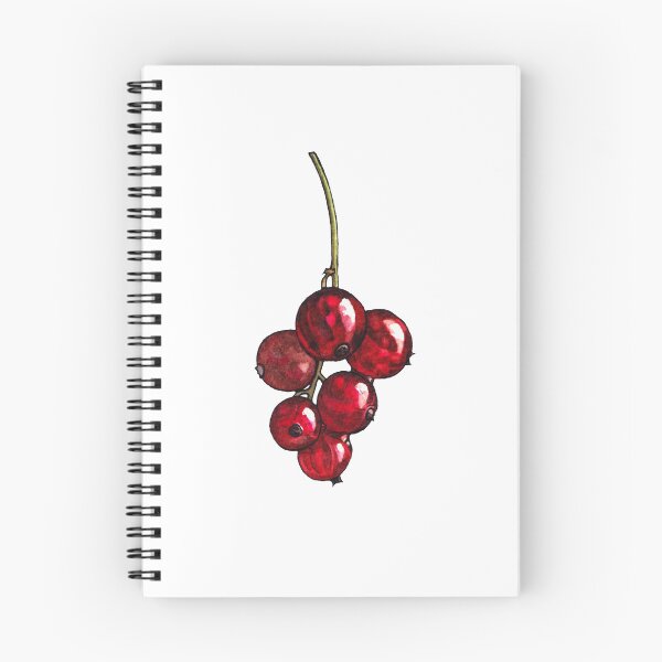 Item preview, Red currant - berries watercolor fruit illustration designed and sold by AquarellChill.