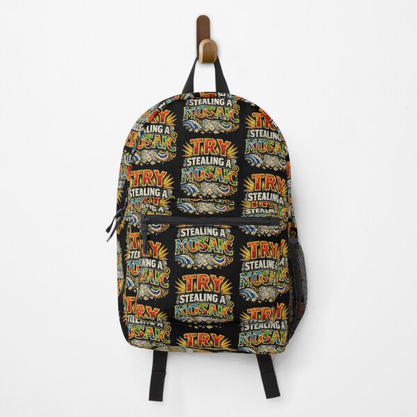 Item preview, Try Stealing A Mosaic Funny Tile Art Humor Design designed and sold by TeeTimeTreasure.