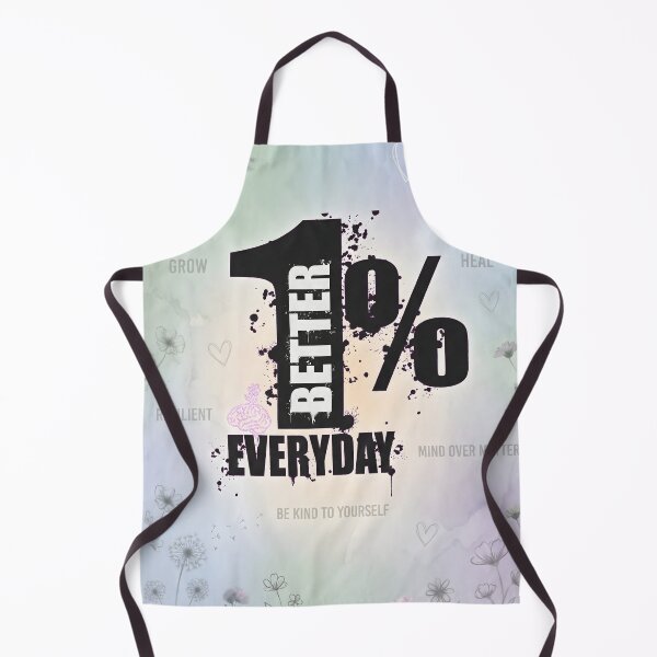 Item preview, 1% Better Everyday Positive Affirmation designed and sold by MarCinu Art.