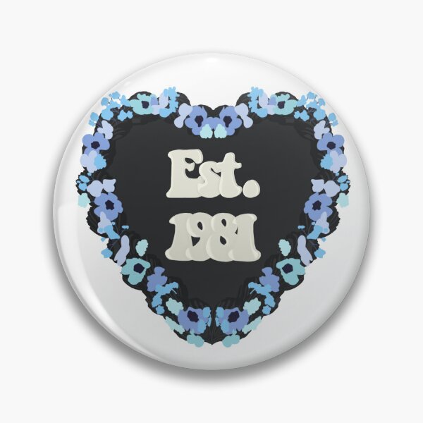 Item preview, Est. 1981 Love Heart Birthday Cake designed and sold by FreeOrca.