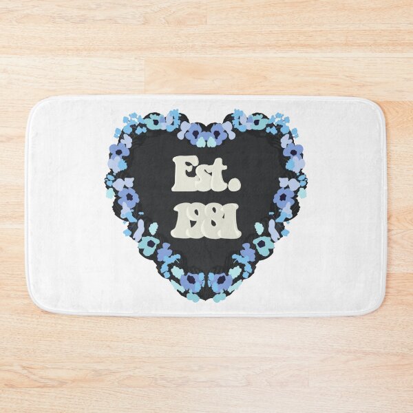 Item preview, Est. 1981 Love Heart Birthday Cake designed and sold by FreeOrca.