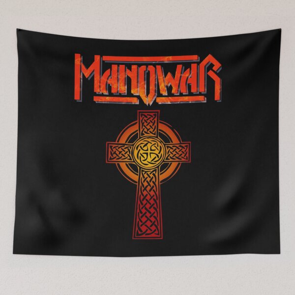 Item preview, Man Of The War Red Cross Death Rock Metal Manowar designed and sold by Sooryawanshi.