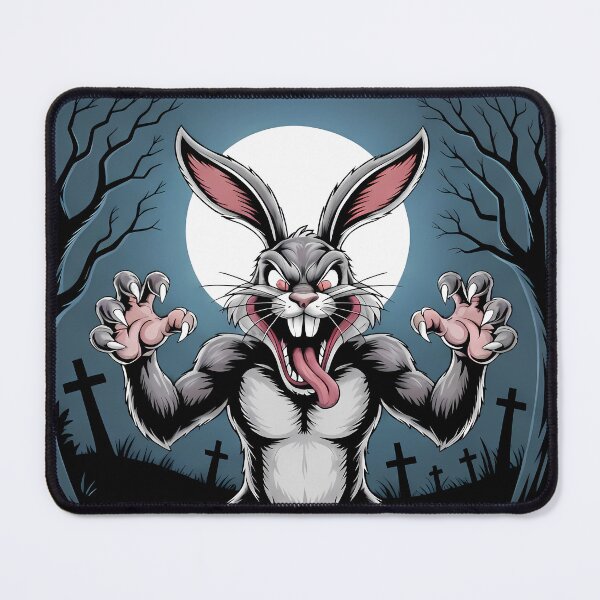 Item preview, Evil Dark Easter Bunny – Creepy Horror Easter Rabbit Design designed and sold by Art-Arcade6.
