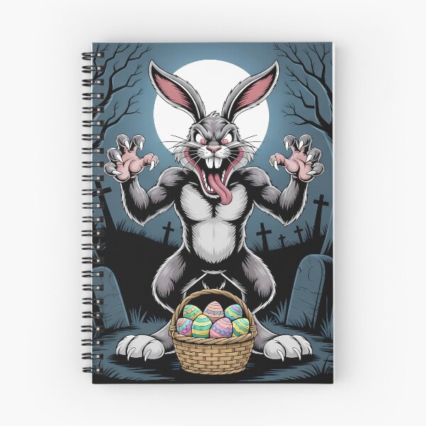 Item preview, Evil Dark Easter Bunny – Creepy Horror Easter Rabbit Design designed and sold by Art-Arcade6.