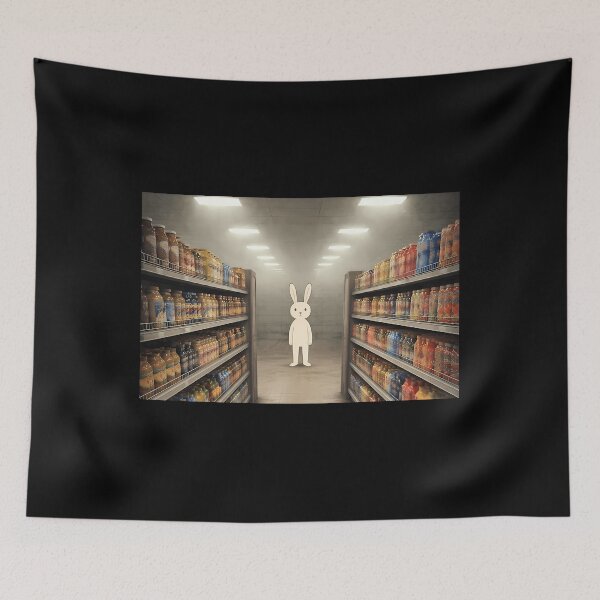 Item preview, Lost Bunny In The Liminal Space Grocery Aisle designed and sold by qnvpewhwim55.