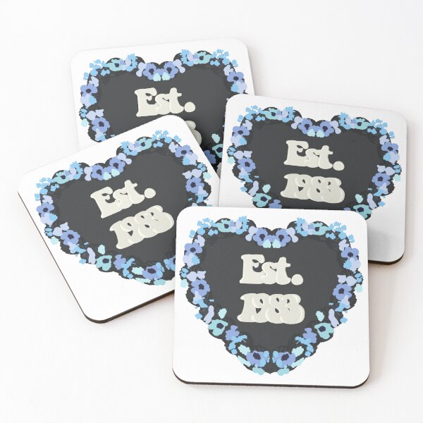 Item preview, Est. 1983 Love Heart Birthday Cake designed and sold by FreeOrca.