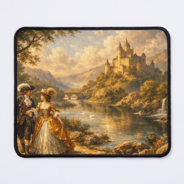 Item preview, Romantic waterfront promenade in the evening light designed and sold by Sigtrix.
