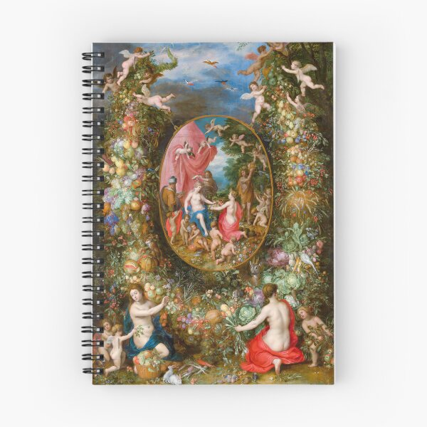Item preview, Jan Brueghel Allegory of Farming Vintage Floral Art designed and sold by TheSoulOfArt.