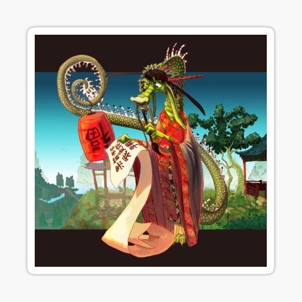 Chinese Dragon Sticker
