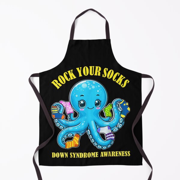 Item preview, Rock Your Socks Down Syndrome Awareness Cute Octopus Support Shirt designed and sold by River Silva.
