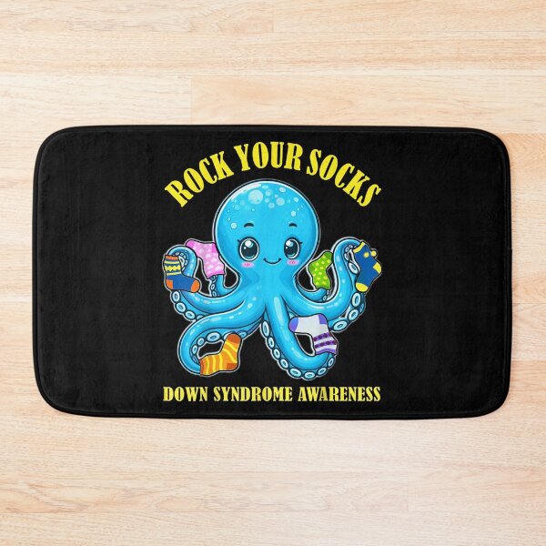 Item preview, Rock Your Socks Down Syndrome Awareness Cute Octopus Support Shirt designed and sold by River Silva.