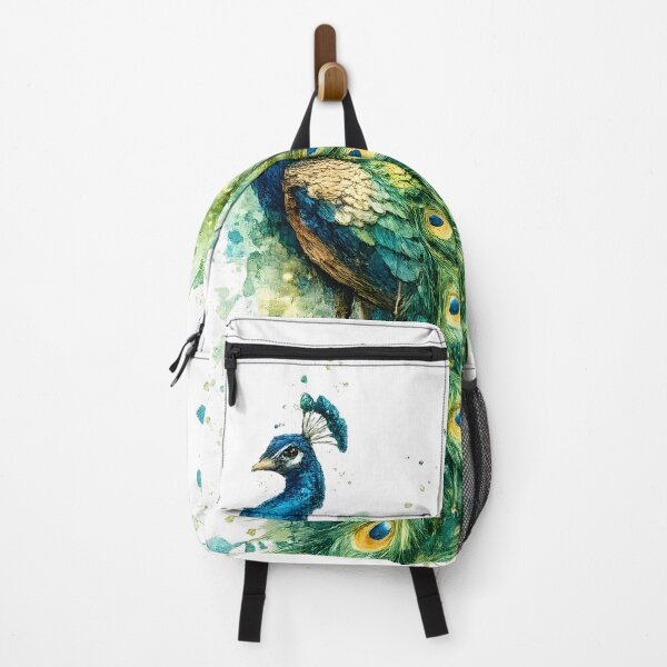 Item preview, Peacock Watercolor Splash Art Design designed and sold by giachem99.