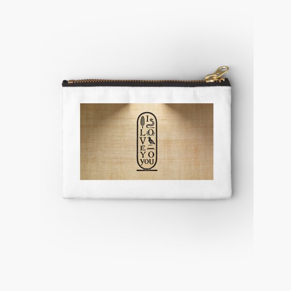 Item preview, I Love You Hieroglyphic Art – Egyptian Cartouche Design designed and sold by MARMANIOUS.
